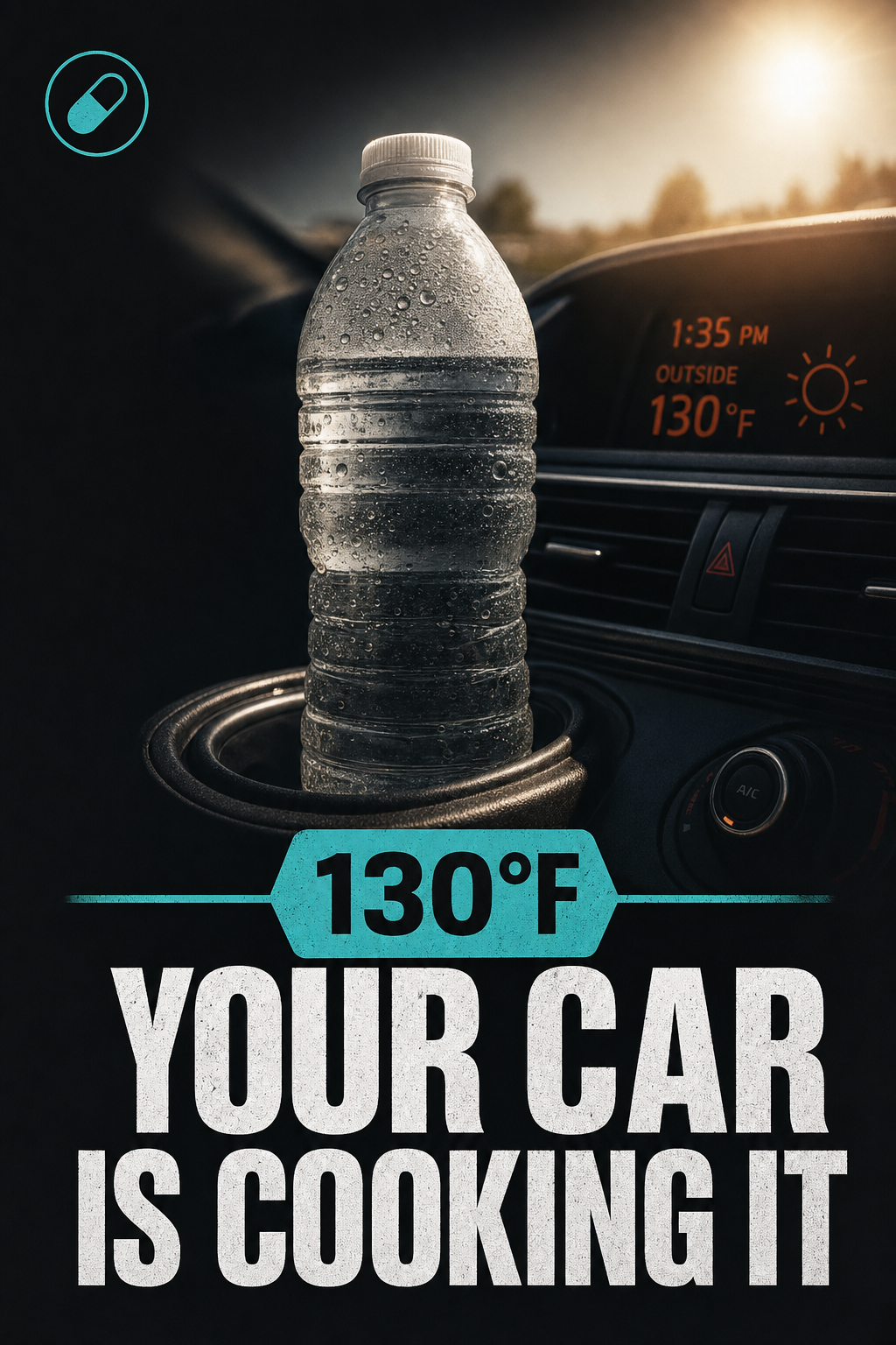 Hot Car Water Bottle