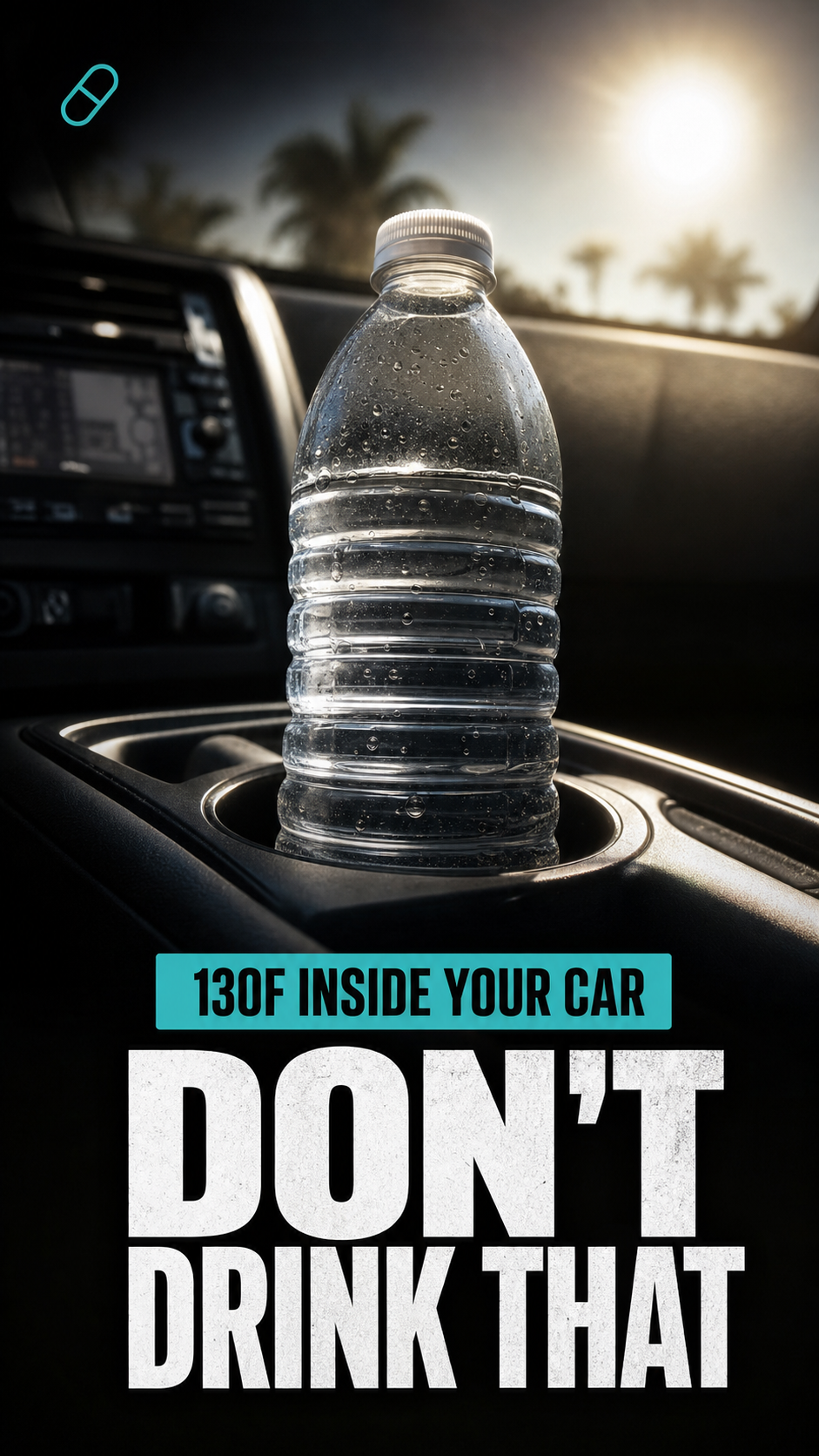 Car Window Plastic Bottle